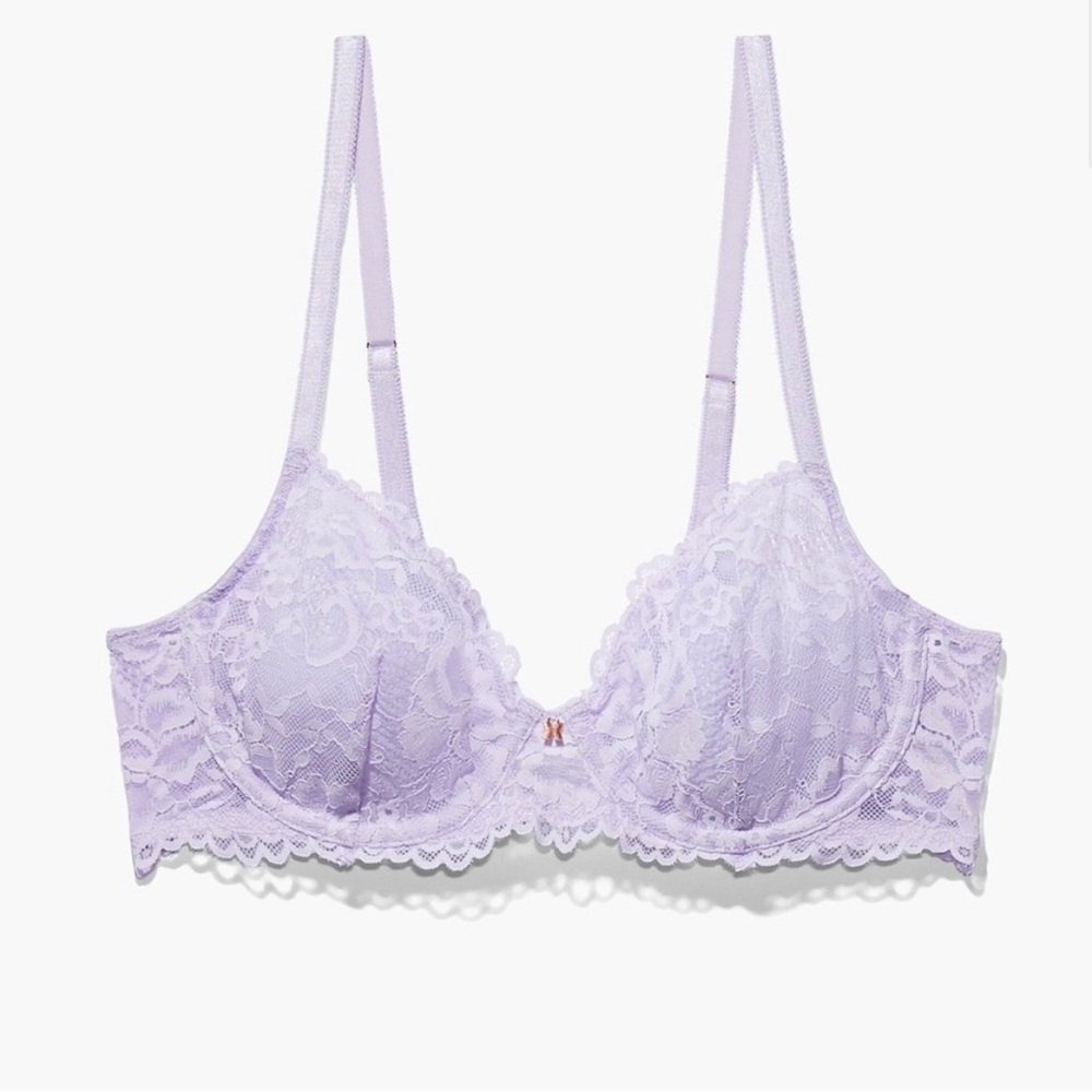 Savage X Fenty Lavender Lace Underwire Bra
